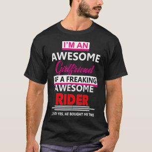 Rider gift dirt bike Horse Motocross wife T-Shirt
