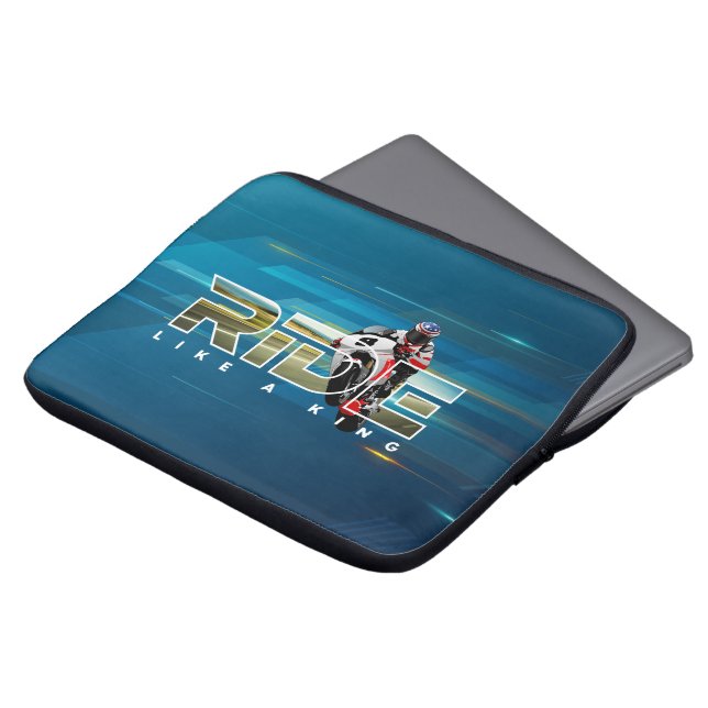 Rider King | 13" Laptop Sleeve (King) (Front Top)