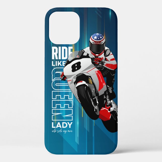 Rider King | iPhone 12 Case (Queen) (Back)