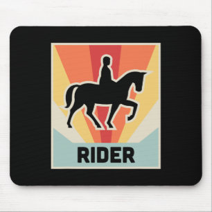 Rider Vintage Horseback Riding  Mouse Pad
