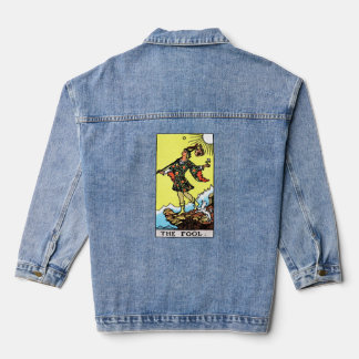 Rider Waite Tarot Major Arcana The Fool Denim Jacket