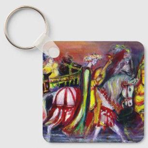 RIDERS IN THE NIGHT detail Key Ring