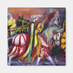 RIDERS IN THE NIGHT detail Magnet