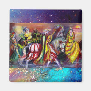 RIDERS IN THE NIGHT detail Magnet