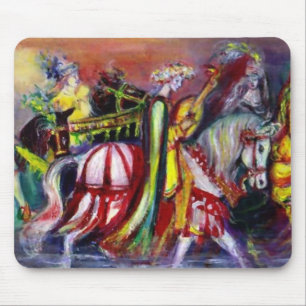 RIDERS IN THE NIGHT Fantasy Mouse Pad