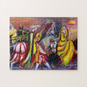 RIDERS IN THE NIGHT JIGSAW PUZZLE