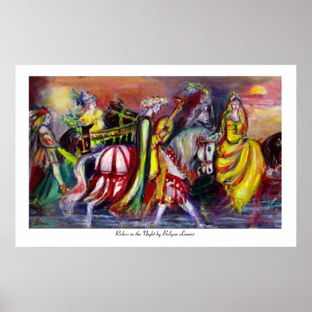 Riders in the Night Poster (Front)