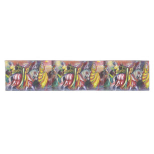 RIDERS IN THE NIGHT SHORT TABLE RUNNER