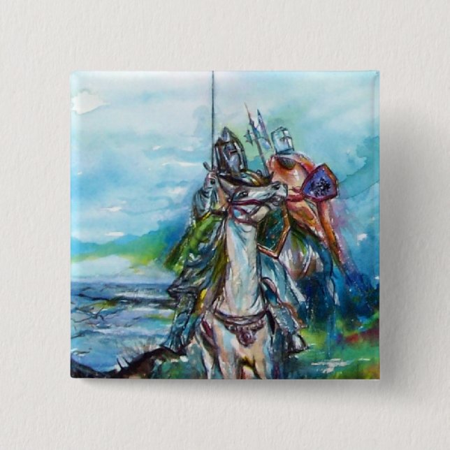 RIDERS IN THE STORM 15 CM SQUARE BADGE (Front)