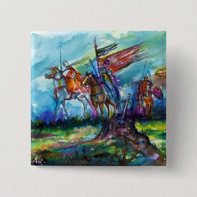 RIDERS IN THE STORM 15 CM SQUARE BADGE (Front)