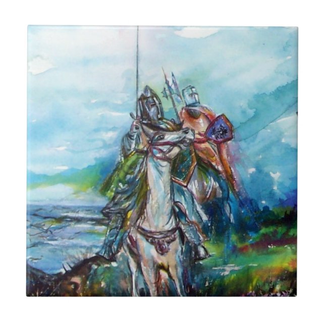 RIDERS IN THE STORM CERAMIC TILE (Front)