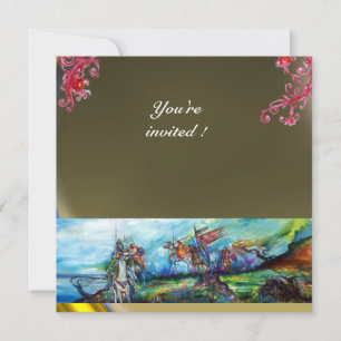 RIDERS IN THE STORM gem grey Invitation