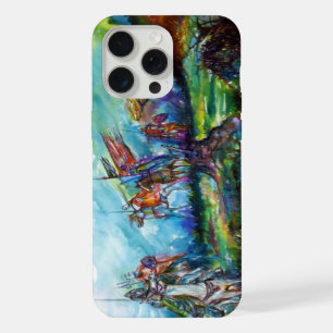 RIDERS IN THE STORM Mediaeval Knights Blue iPhone Case