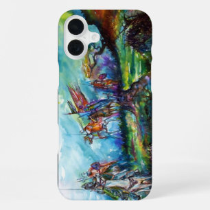 RIDERS IN THE STORM Mediaeval Knights Blue iPhone Case