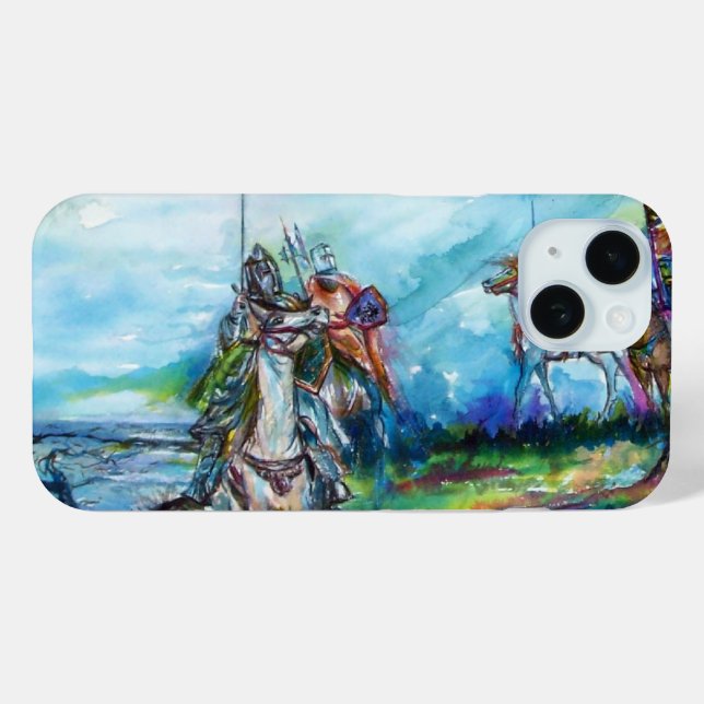 RIDERS IN THE STORM Mediaeval Knights Horseback Case-Mate iPhone Case (Back (Horizontal))