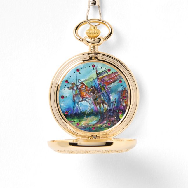 RIDERS IN THE STORM, Medieval Knights Horseback Watch (Front)