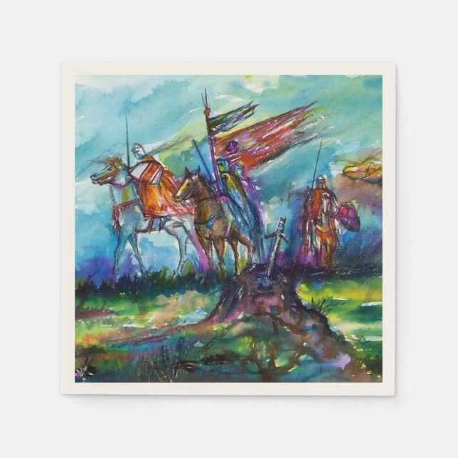 RIDERS IN THE STORM NAPKIN (Front)