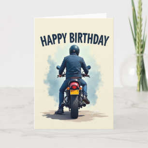 Riders Journey Birthday Card