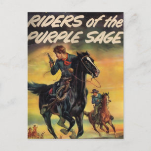 Riders of the Purple Sage Postcard