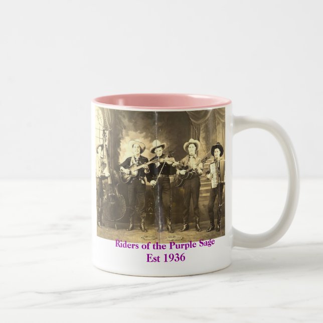 Riders of the Purple Sage. Two-Tone Coffee Mug (Right)