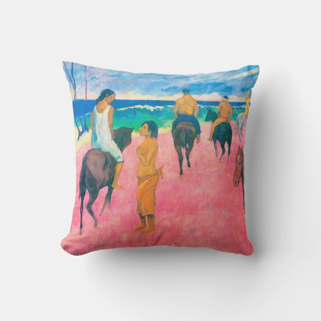 Riders on the Beach, Gauguin Cushion (Front)