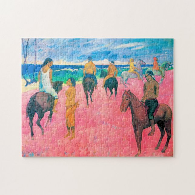 Riders on the Beach, Gauguin Jigsaw Puzzle (Horizontal)