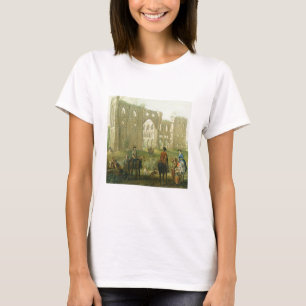 Riders Pausing by the Ruins of Rievaulx Abbey, c.1 T-Shirt