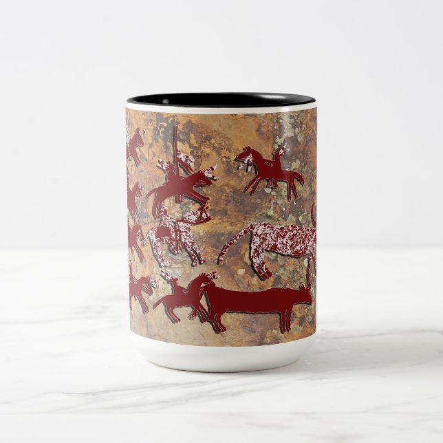 Riders Two-Tone Coffee Mug (Center)
