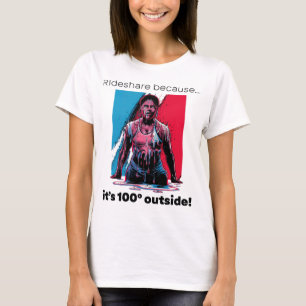 RIDESHARE Ready Funny T-Shirt   Rideshare because