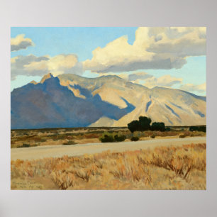Ridge and Rillito, Arizona by Maynard Dixon Poster