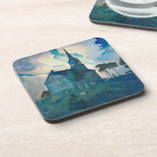 Ridge Church by Newell Convers Wyeth Coaster