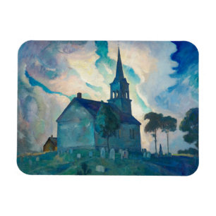 Ridge Church by Newell Convers Wyeth Magnet