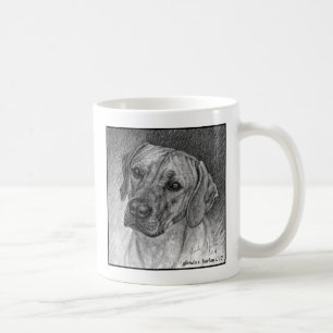 Ridgeback Dog Art by Glenda S. Harlan Coffee Mug