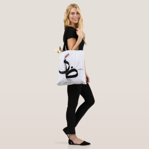 RIDHA (Acceptance) Japandi Minimalist Art Tote Bag