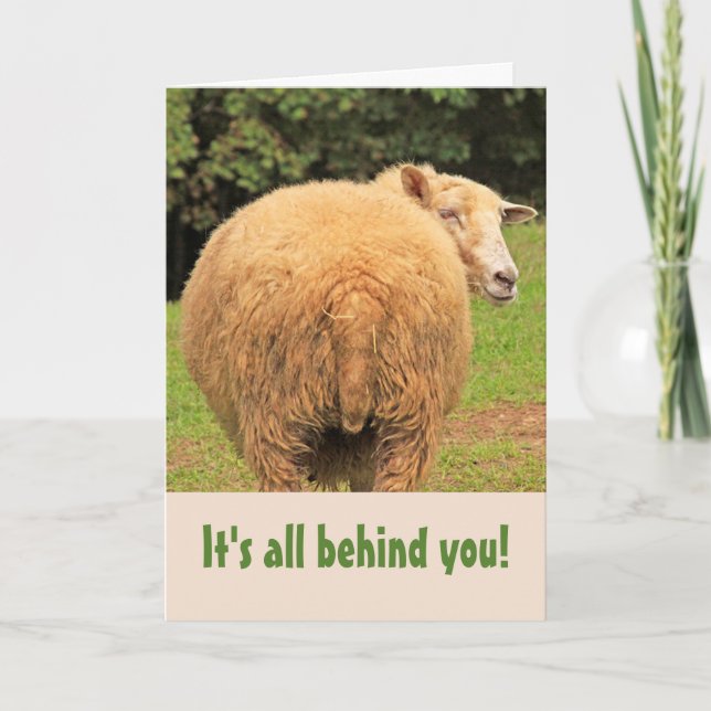 Ridiculous Sheep Birthday Card (Front)