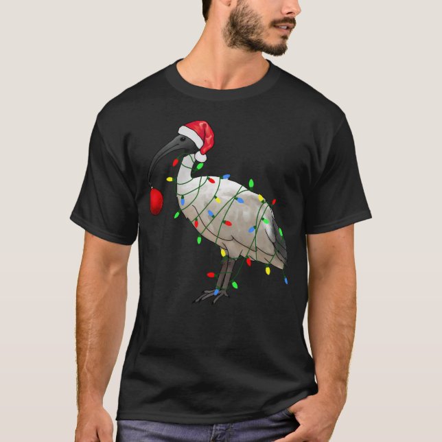 Ridiculously Festive Bin Chicken T-Shirt (Front)