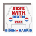 Ridin' With Biden 2020 Car Magnet