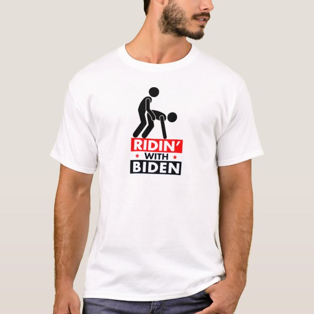 RIDIN with BIDEN T-Shirt (Front)