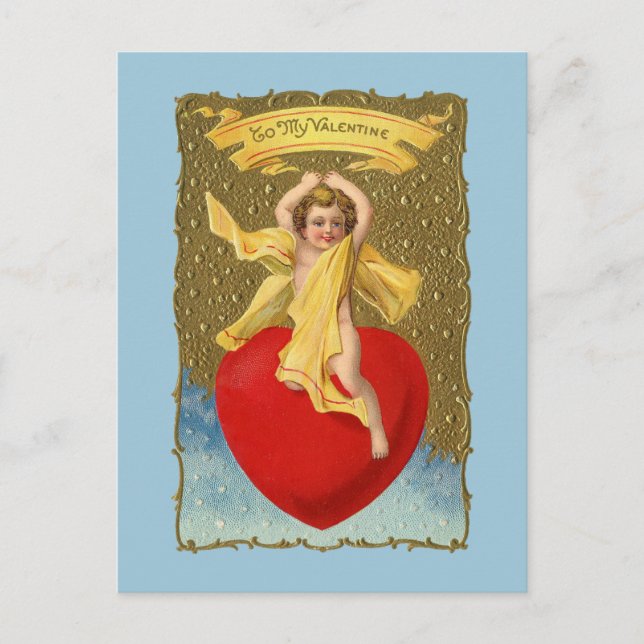 Riding Angel ~ Postcard / Invitation (Front)