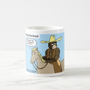 Riding Bear Back Funny Cards Mugs Tees & Gifts
