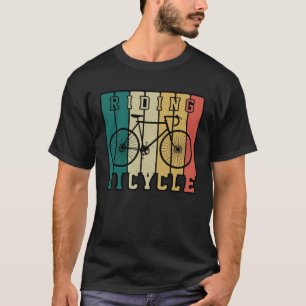 RIDING BICYCLE CYCLIST CYCLING BICYCLES TRIATHLON  T-Shirt