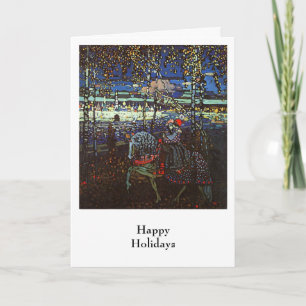 Riding Couple, Wassily Kandinsky 1907 Holiday Card