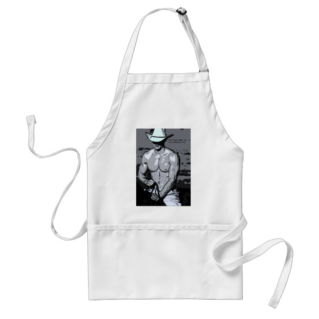 Riding Cowboy Standard Apron (Front)