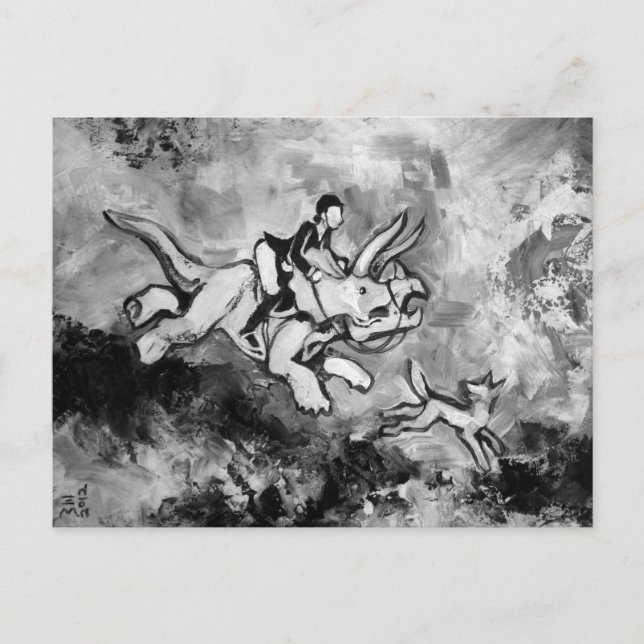 Riding English Postcard (Front)