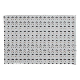 Riding helmet and crops clock pillowcase