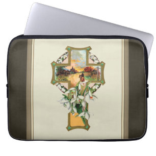 Riding Home At Sunset Laptop Sleeve