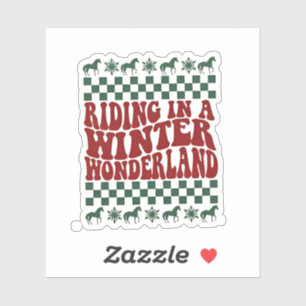 Riding in a Winter Wonderland Ugly Christmas