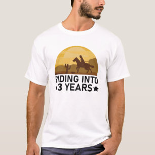 Riding into 3 years - Horse Rider T-Shirt