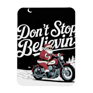 Riding into Christmas Magnet. Magnet