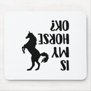 Riding Is My Horse Ok Equestrian Arabian Dressage  Mouse Pad